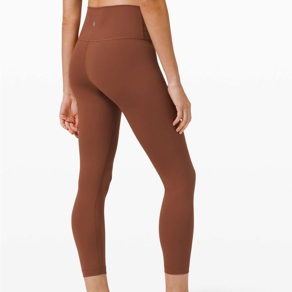 Ancient Copper Lululemon Wunder Under High-Rise Tight 25" *Full-On Luxtreme